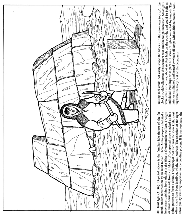 native american longhouse coloring pages - photo #11