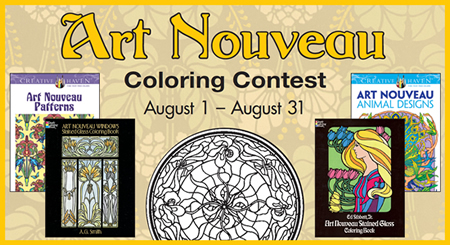 Art Nouveau Coloring Contest