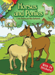 Horses and Ponies: Coloring and Sticker Fun