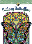 Creative Haven Fantasy Butterflies Coloring Book