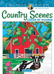 Creative Haven Country Scenes Color by Number Coloring Book