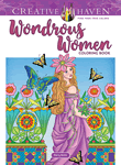 Creative Haven Wondrous Women Coloring Book