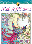 Creative Haven Birds and Blossoms Coloring Book