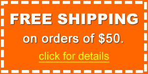 Save with Free Shipping on orders of $50