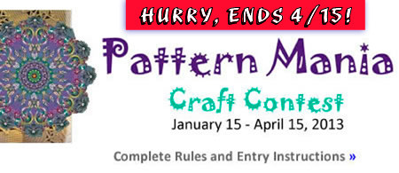 Hurry, Craft Contest Ends 4/15!